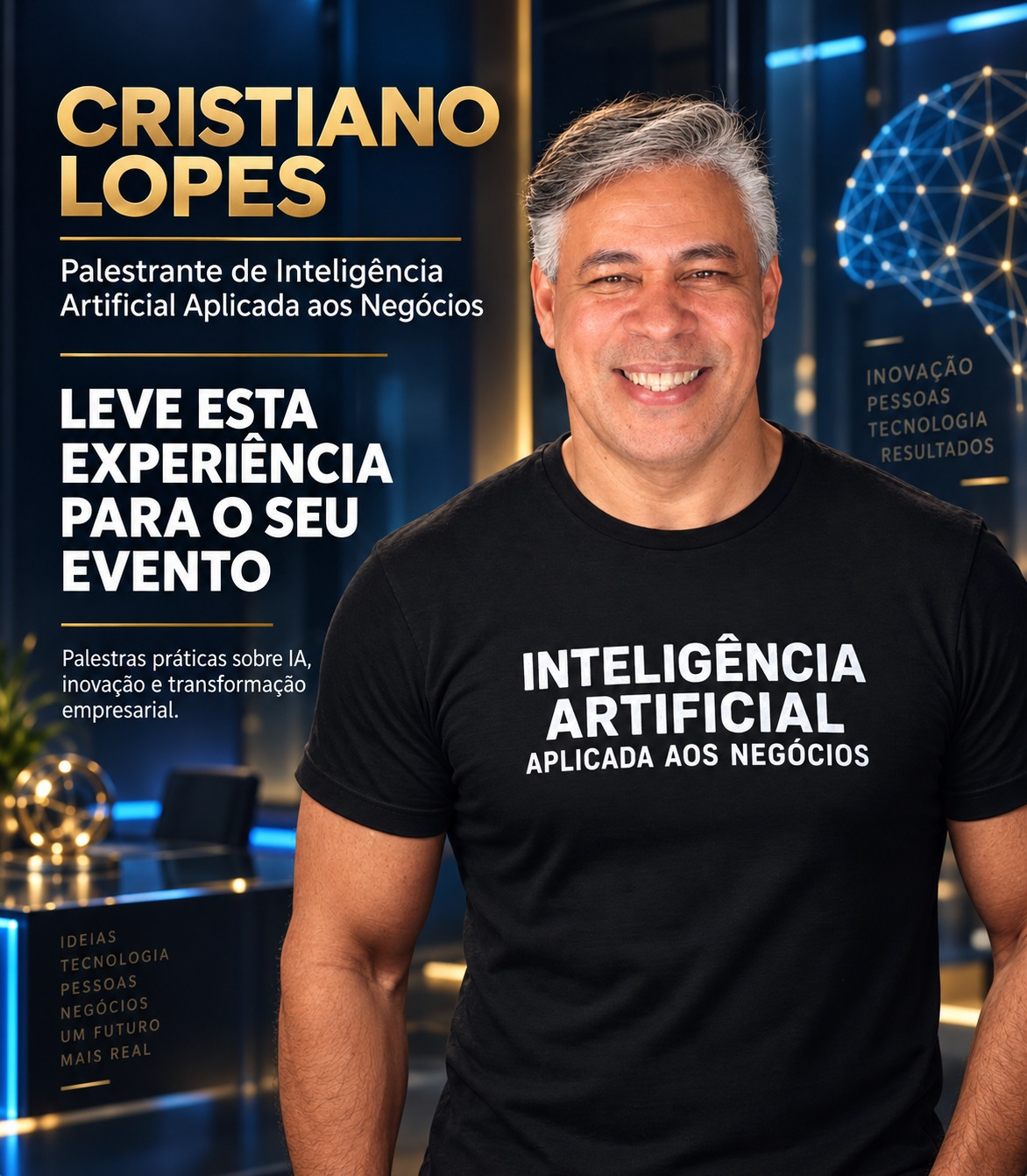 Cristiano Lopes, palestrante de Inteligência Artificial Aplicada aos Negócios