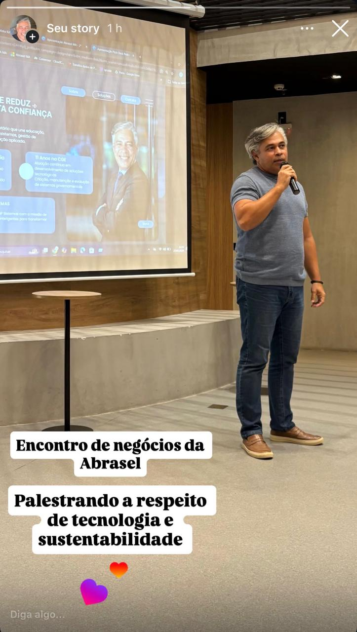 Cristiano Lopes no encontro de negócios da Abrasel